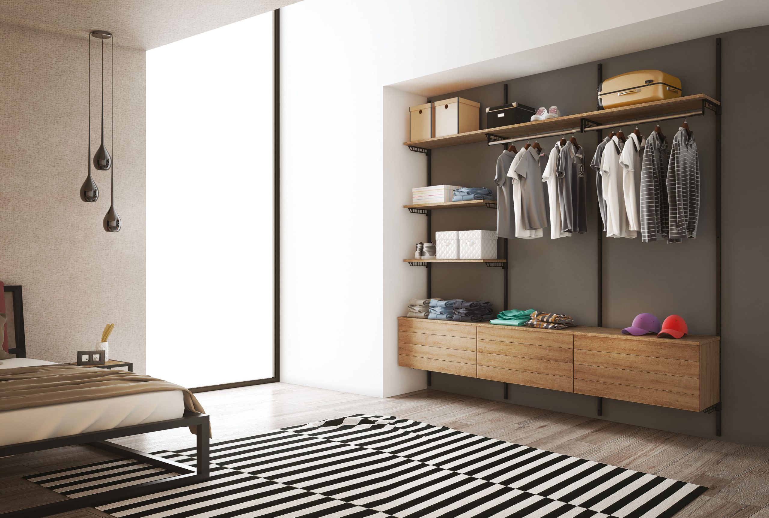 XPOOS 10 Pezzi Guardaroba Asta Di Supporto Con 20 Viti, Supporto Per Asta Appendiabiti, Aradio